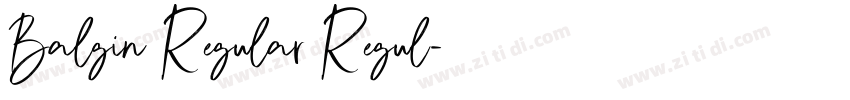 Balgin Regular Regul字体转换 Balgin Regular Regul字体转换